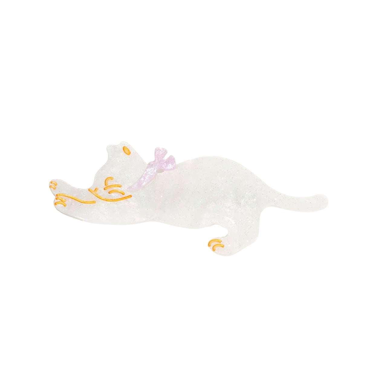 Stretching Kitty Hair Clips