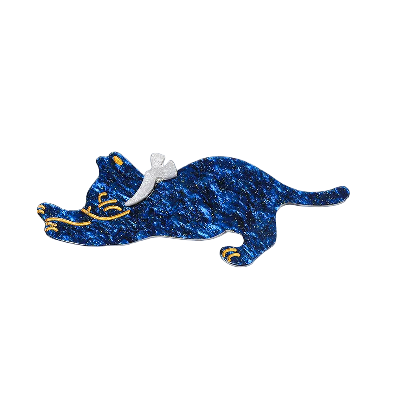 Stretching Kitty Hair Clips