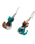Marbled Cat Earrings