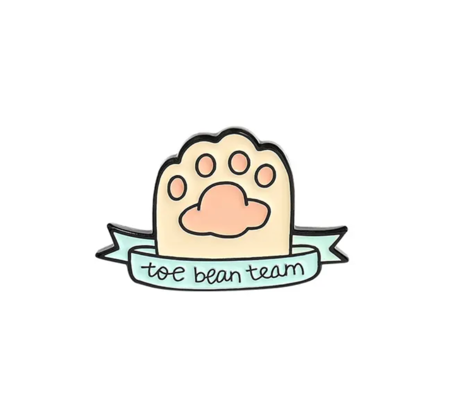 Team Toe Beans Pins