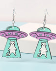 Cats From Meowter Space Earrings