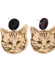 Ready For My Close Up Cat Face Earrings