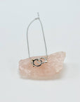 Sterling silver cat infinity necklace. Features two cat head charms that are linked.