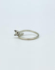 Sterling silver wrap around ring with panther head. Antiqued/vintage style.