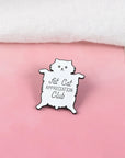 Fat Cat Club Pin