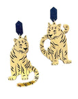 Born to Be Wild Tiger Earrings