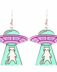 Cats From Meowter Space Earrings