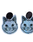 Ready For My Close Up Cat Face Earrings
